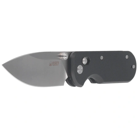 Nóż składany Kubey Bedrock Black G10, Satin D2 (KU505A)
