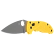 Nóż składany Spyderco Manix 2 Lightweight Salt Yellow FRN, Satin MagnaCut by Eric Glesser (C101PYL2)