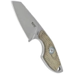 Nóż na szyje MKM Mikro 2 Green Canvas Micarta, Stonewashed M390 by Jesper Voxnæs (MKMR02-GC)