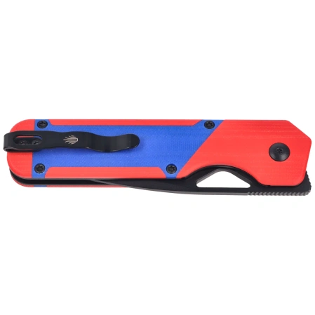 Nóż składany Kizer Militaw Red-Blue G10, Black Nitro-V by Jonathan Styles (V3634A2)