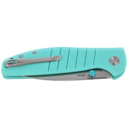 Nóż składany Bestechman Goodboy Tiffany Blue G10, Satin / Stonewashed D2 by Keanu Alfaro (BMK04B)