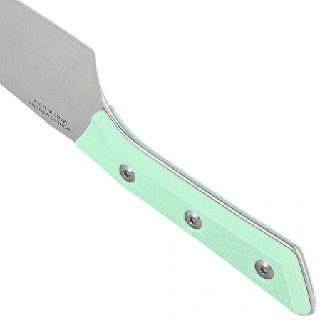 Microtech 6'' Santoku Knife Caribbean Blue G10, Stonewashed M390MK (3200-10CA)