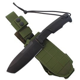 Extrema Ratio Selvans No Kit Knife Black Forprene, Black N690 MIL-C by Daniele Dal Canto (04.1000.0129/BLK-GNK)