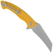 Nóż składany Kubey Anteater Yellow G10, Dark Oxide Beadblasted 14C28N (KU212K)
