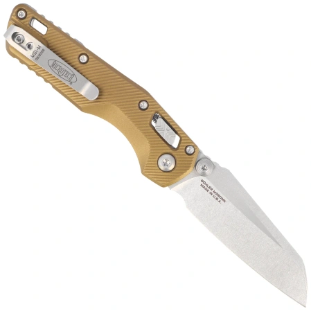 Microtech MSI Ram-Lok Mini S/E Knife Tan Fluted Aluminium, Stonewashed M390MK by Tony Marfione (210M-10FLTA)