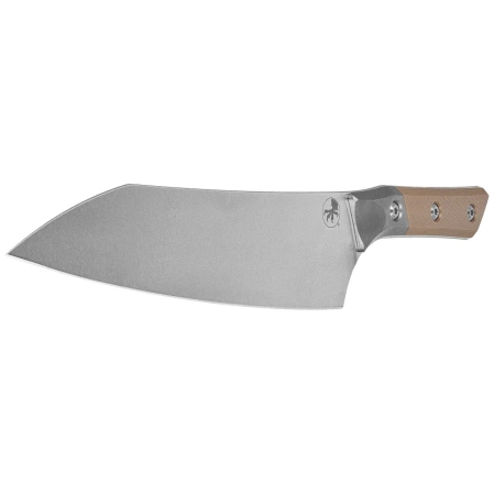 Microtech Chef 8'' Coyote G10/Titanium Bolster, Stonewashed M390MK (3000B-10 CE)