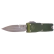 Microtech Ultratech Gen III ZBP Bayonet OTF Knife OD Green Aluminum, Apocalyptic M390MK by Tony Marfione (1120-10APOD)