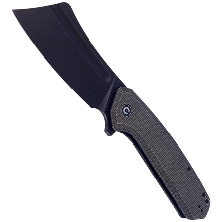CIVIVI Bullmastiff Dark Green Micarta, Black Stonewashed (C2006F)