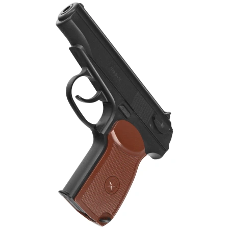 Zestaw wiatrówkowy 40: pistolet Borner Makarov PM-X 4.5 mm, 1500 BBs, 10 kapsuł CO₂, 100 tarcz