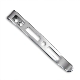 Sencut Deep Carry Long Plain Pocket Clip, Satin Stainless Steel 58 mm (SA15B)