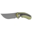 Nóż składany Bestech Sambac Gold Titanium / Dark Matter Gold Fat Carbon, Stonewashed / Satin MagnaCut by Ostap Hel (BT2402A)