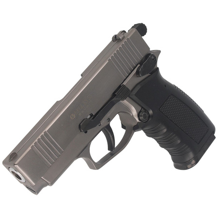 Zestaw pistolet wiatrówka Voltran Ekol ES 55 Fume 4.5 mm, 1500 BBs, 10 kapsuł, tarcze