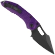 Microtech Stitch-A S/E Automatic Knife Purple Aluminum, Black M390MK by Borka Blades and Tony Marfione (169-1PU)