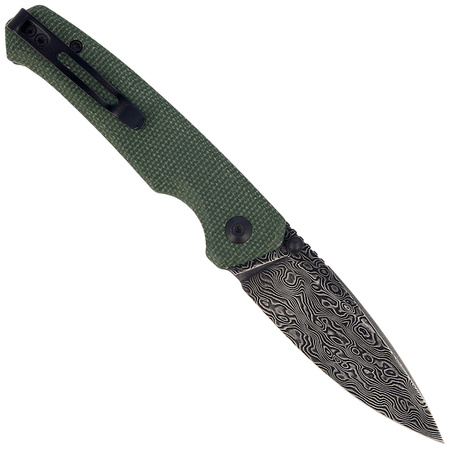 CIVIVI Altus Green G10, Black Damascus (C20076-DS1)