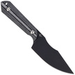 Kizer Harpoon Knife Black-White Micarta, Black D2 by Maverick Customs (1040A1)