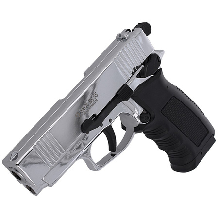 Zestaw pistolet wiatrówka Voltran Ekol ES 55 Shiny 4.5 mm, 1500 BBs, 10 kapsuł, tarcze