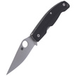 Spyderco Pattadese G-10 Black Plain Knife (C257GP)
