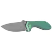 Kubey Ruckus Knife Green Titanium, Beadblasted CPM 20CV by Sherif Manganas (KB314S)