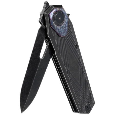 Nóż składany Remette Infinite Power Plating Titanium, Stonewashed M390 (RTIP-S)