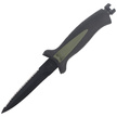 MAC Aquatys 11 2 Diving Knife Green-Black PP-TPE, Black Idroglider W 1.4060