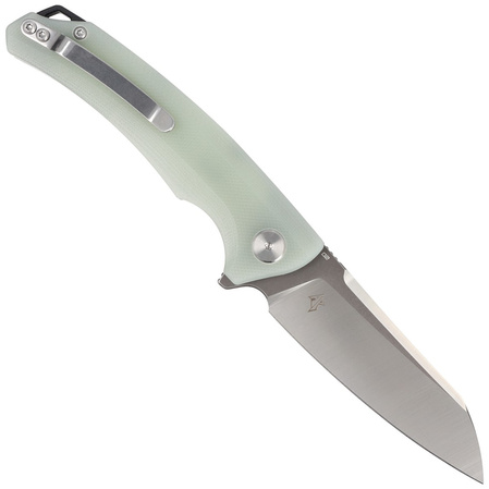 Nóż składany Bestech Texel Transparent G10, Grey Titanized/Satin D2 by A Purvis Blades (BG21B-2)