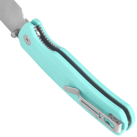 Nóż składany Bestechman Cicada's Wing-TL Light Blue G10, Satin 10Cr15CoMoV (BMK24D)