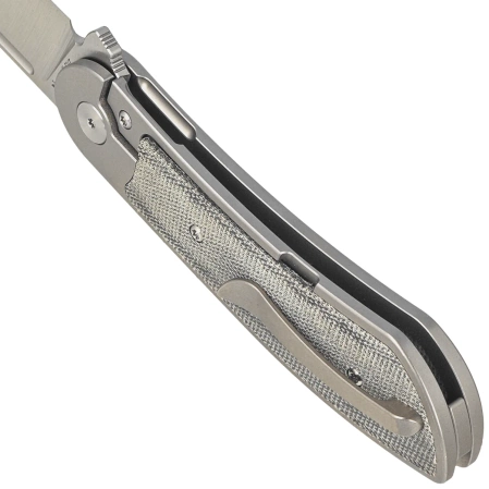 Bestech Vestige Knife Grey Titanium/Black Micarta, Satin MagnaCut by Justin Lundquist (BT2411A)