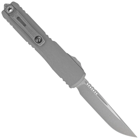 Nóż automatyczny OTF Microtech Ultratech Gen III ZBP S/E Natural Clear Aluminium, Apocalyptic M390MK by Tony Marfione (1121-10APNC)