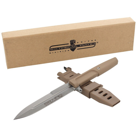 Nóż Extrema Ratio Requiem Desert Forprene, Stone Washed N690 (04.1000.0478/DW)