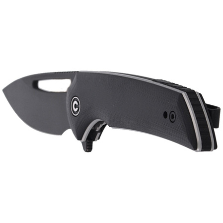 CIVIVI Knife Odium Black G10, Black Stonewashed by Ferrum Forge Knife Works (C2010E)