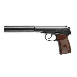 Umarex Legends PM KGB air pistol with suppressor, CO2 (5.8145)