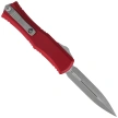 Microtech Hera II Mini D/E OTF Knife Merlot Aluminium, Apocalyptic M390MK by Tony and Sean Marfione (1702M-10APMR)