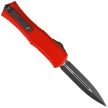Microtech Hera II Mini D/E OTF Knife Red Aluminum, Black M390MK by Tony and Sean Marfione (1702M-1RD)
