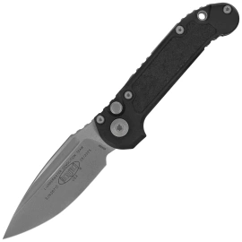Microtech LUDT Gen III S/E Automatic Knife Black Aluminum, Apocalyptic M390MK by Tony Marfione (1135-10AP)