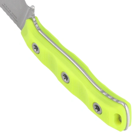 Microtech Akris S/E High Visibility G10, Stonewashed M390MK by Tony Marfione (95-10HV-5)