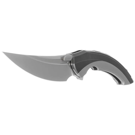 Nóż składany RikeKnife Lamella Dark Gray Titanium, Satin M390 (RK-Lamella-DP)