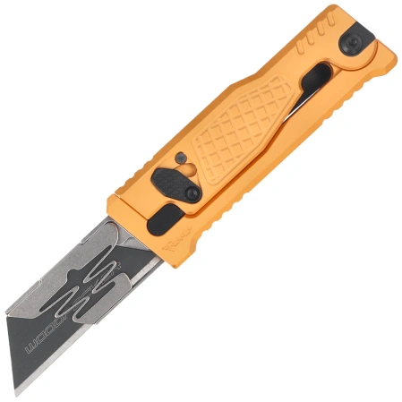 Nóż grawitacyjny Reate EXO-U V1 Yellow Diamond Pattern Aluminium, Stainless Steel