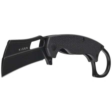 Nóż składany Kizer Dodo Karambit Black G10, Black Stonewashed Nitro-V by Giedymin (V2702A3)