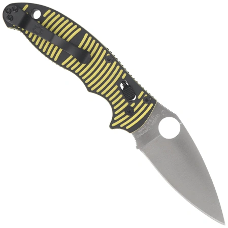 Nóż składany Spyderco Manix 2 Salt Yellow-Black G10, Satin MagnaCut by Eric Glesser (C101GBKYLMCP2)