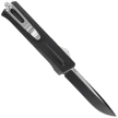 TacKnives TAKCOM Stinger DP Black Aluminum, DLC 154CM OTF automatic knife
