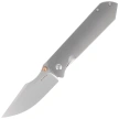 Kizer Harpoon Fold Knife Gray Titanium, Stonewashed Elmax by Maverick Customs (Ki4784A1)