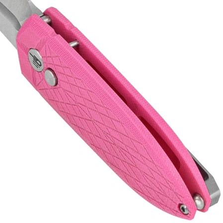 Nóż składany Bestech QUQU Pink G10, Satin 14C28N by Gogo (BG57A-2)