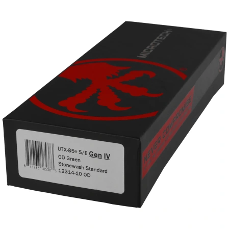 Nóż automatyczny OTF Microtech UTX-85 Gen IV S/E OD Green Aluminium, Stonewashed M390MK by Tony Marfione (12314-10OD)