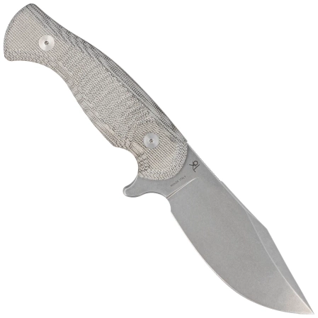 Nóż Fox Eastwood Tiger OD Green Canvas Micarta, Stonewashed Niolox by Gudy Van Poppel (FX-106 MIOD)