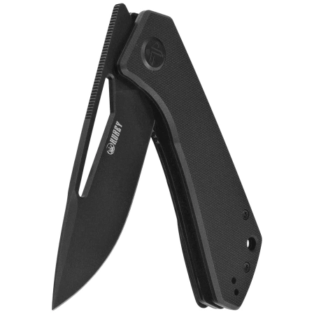 Kubey Knife Thalia Black G10, Blackwashed 14C28N (KU331S)