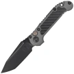 Microtech LUDT Gen III T/E Signature Automatic Knife Natural Clear Aluminum/Carbon Fiber, Black DLC M390MK by Tony Marfione (1136-1DLCTNCCFIS)
