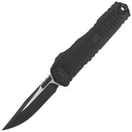 Nóż automatyczny OTF Microtech Glock G19K S/E Black Aluminium, Black M390MK by Tony Marfione (81-1T)