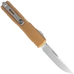 Microtech Ultratech Gen IV S/E OTF Knife Tan Aluminum, Stonewashed M390MK by Tony Marfione (11214-10TA)