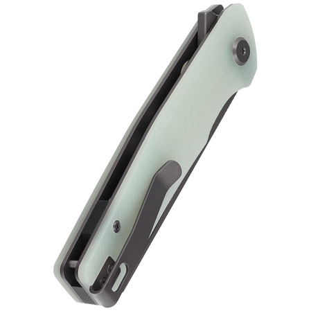 Nóż składany Bestech Slyther Transparent G10, Grey Titanized 14C28N (BG51B-3)