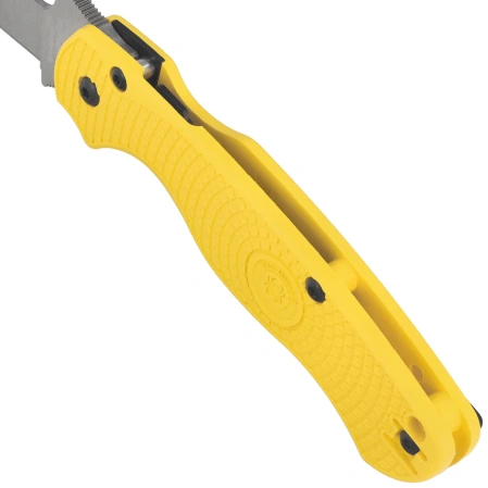 Nóż składany Spyderco Para Military 2 Lightweight Salt Yellow FRN, Satin MagnaCut by Sal and Eric Glesser (C81PYL2)
